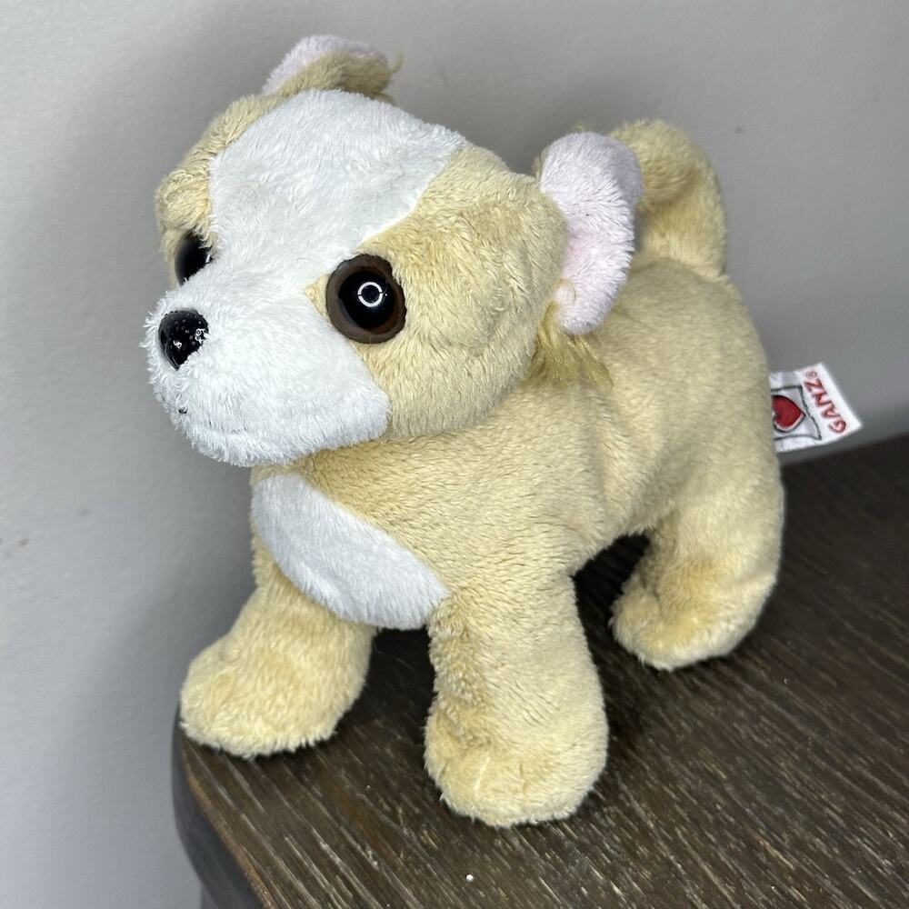 Ganz Webkinz Lil Kinz Chihuahua Plush Dog Tan White Stuffed Animal
